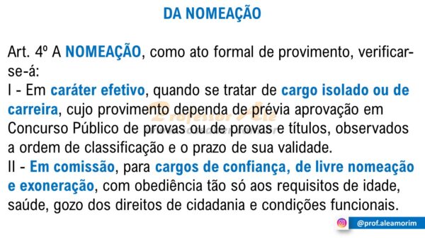 Slides das videoaulas de Lei Orgânica e Estatuto de Macaé-RJ