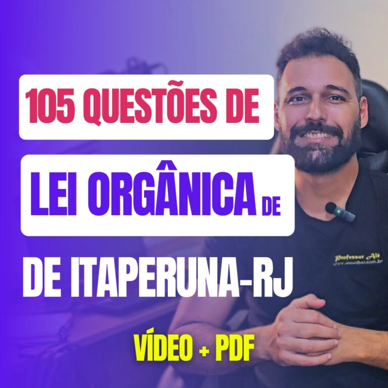 Lei Orgânica de Itaperuna-RJ - TODOS OS SLIDES