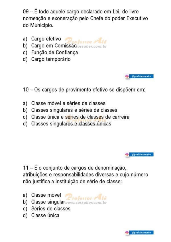 80 Questões de Estatuto de Niterói-RJ COMENTADAS