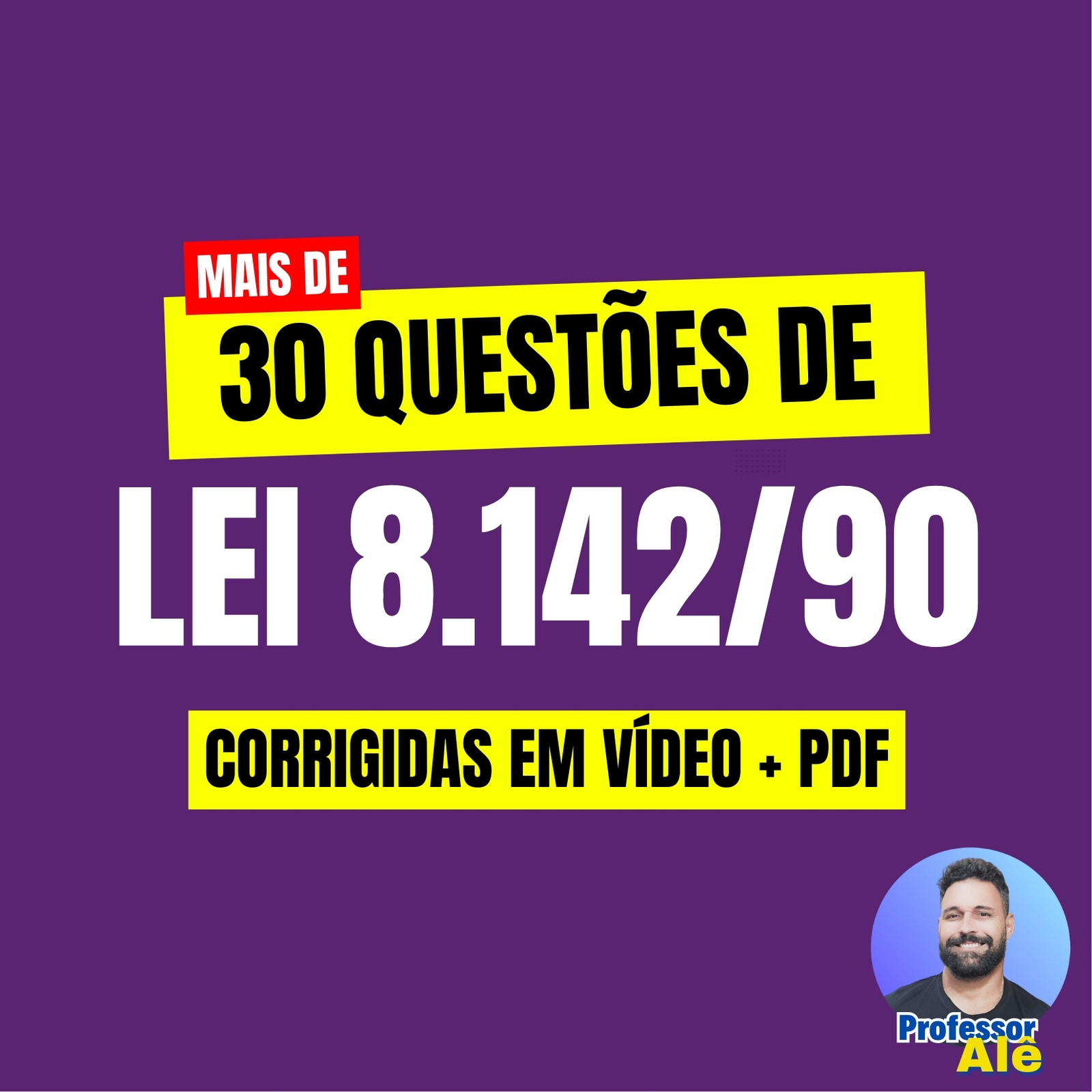 MAIS DE 30 QUESTÕES DA LEI 8.14290