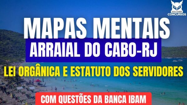 Mapas Mentais de Legislação Municipal de Arraial do Cabo-RJ (no formato de Slides)