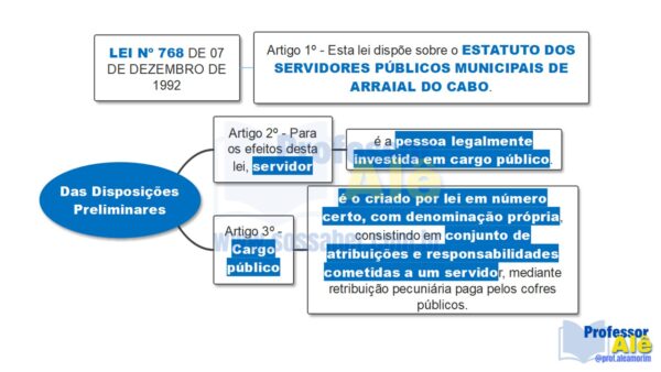 Mapas Mentais de Legislação Municipal de Arraial do Cabo-RJ - Imagem 7