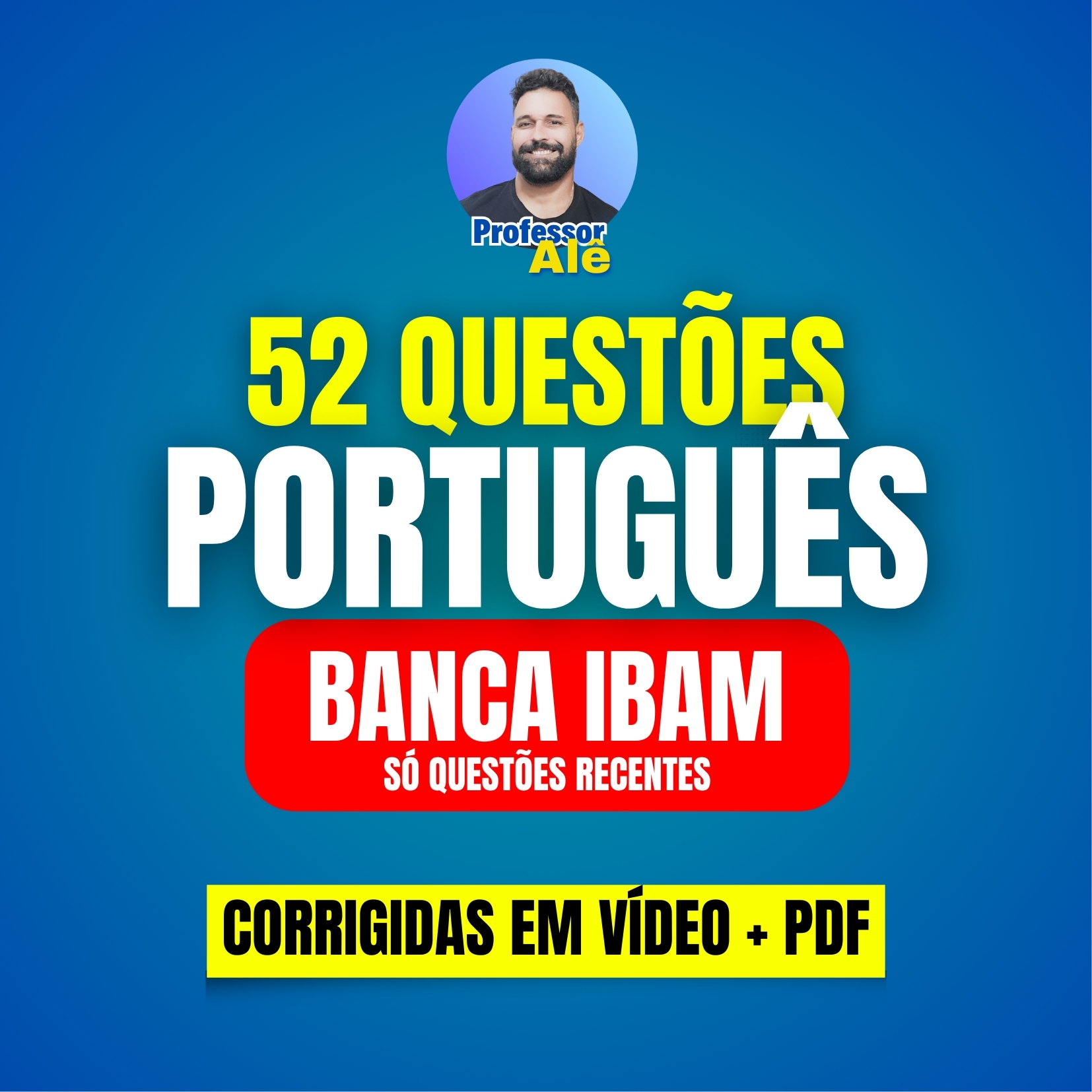 52 Questões de Português da banca IBAM 2025 (Vídeo + PDF)