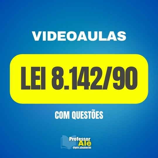 Videoaulas da lei 8.142