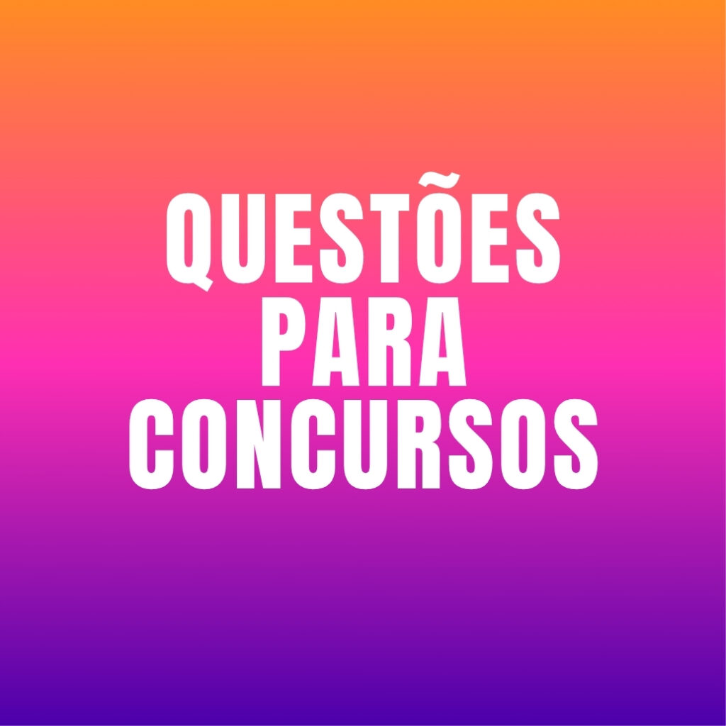 Questões de concursos