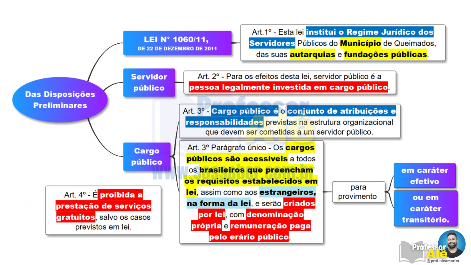 Estatuto dos Servidores de Queimados-RJ (2026) - Slides das videoaulas - Imagem 2