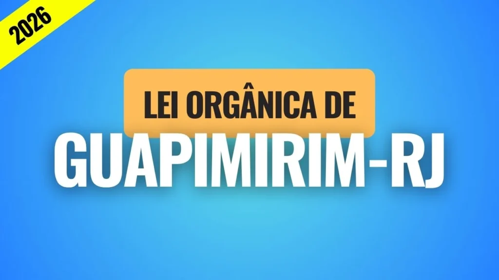 Concurso de Guapimirim - lei organica